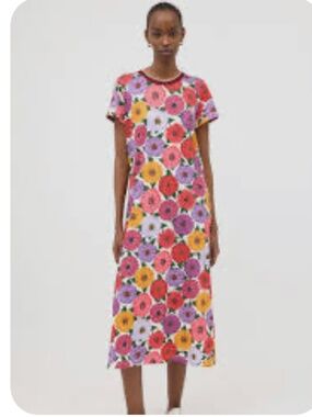 La DoubleJ double j floral sporty swing dress Medium M